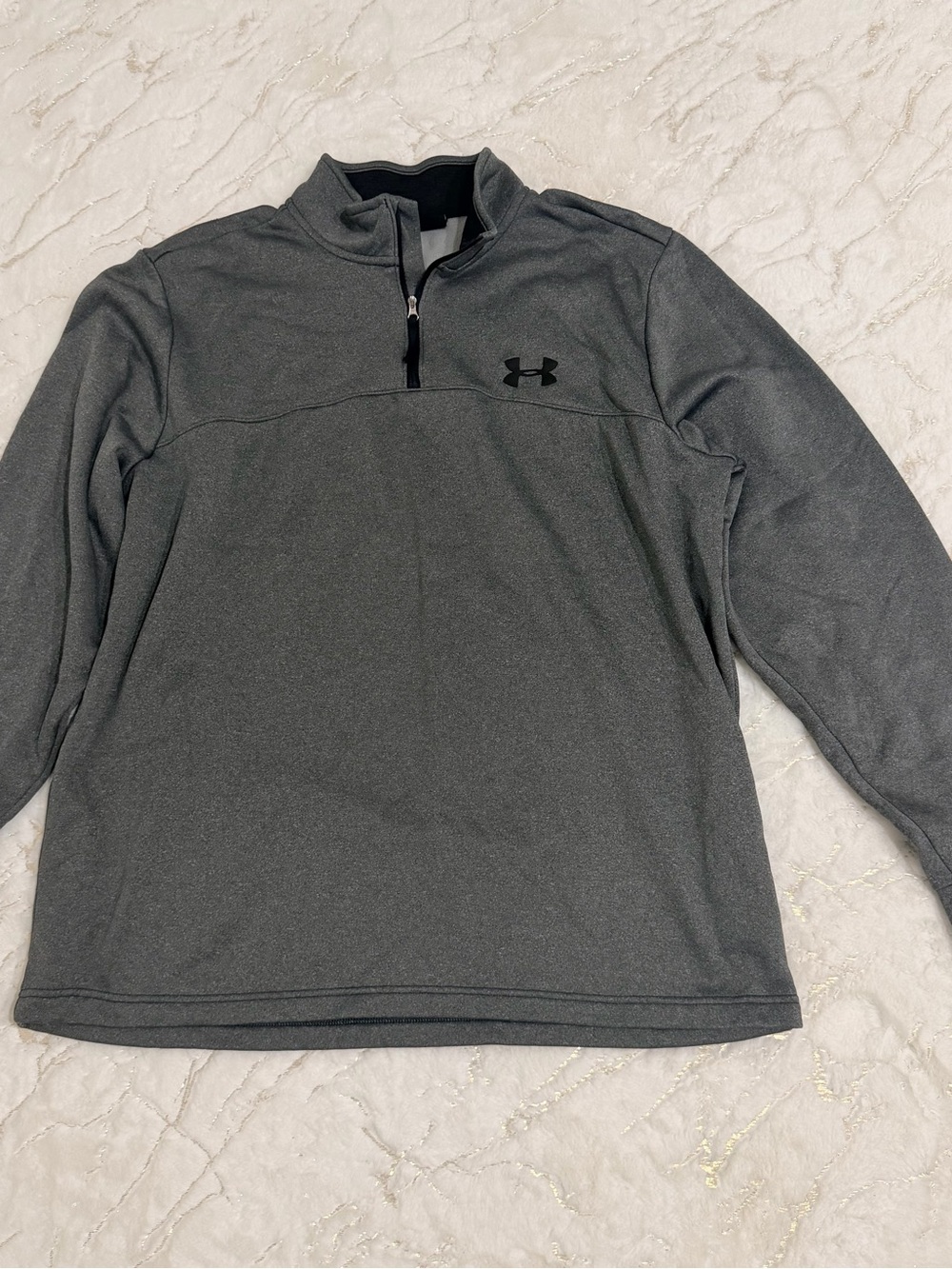 Under Armour Men's Dark Gray 1/4 Zip Performance Pullover